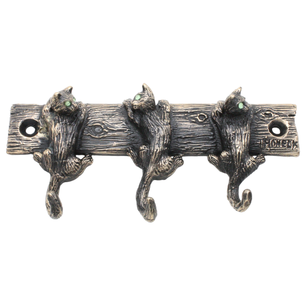 Cat Key Rack — Honeck Sculpture